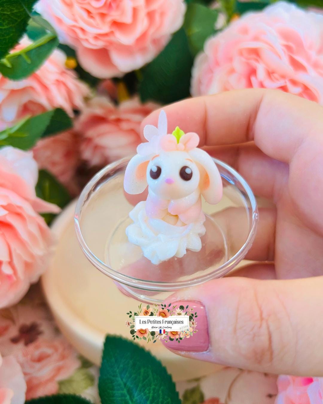 Lucette - Sculpture d'Art Unique - Sous Cloche