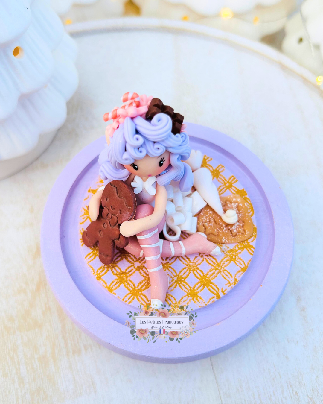 Élinorée - Lutine Pâtissière - Sculpture d'Art Unique