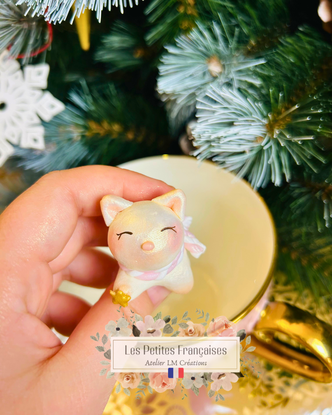 Chat - Prénom Personnalisé - Edition Noël 2025