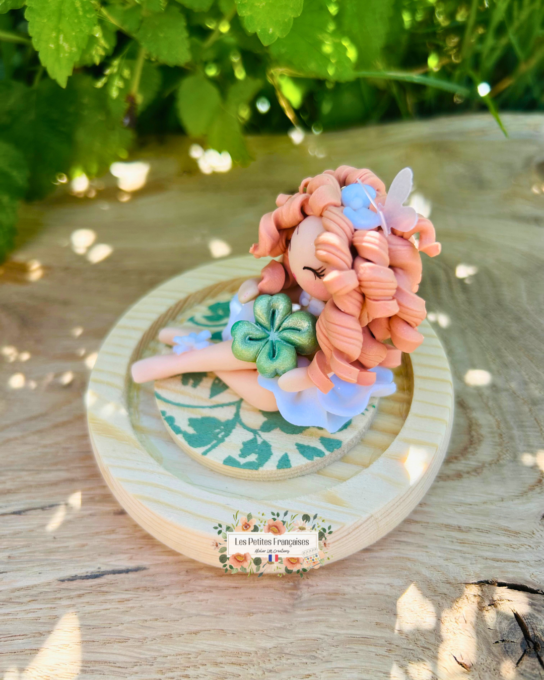 Cyrielle - Trèfle Porte-Bonheur - Sculpture d'Art Unique