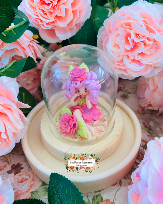 Capucine - Sculpture d'Art Unique Parfumé - Sous Cloche