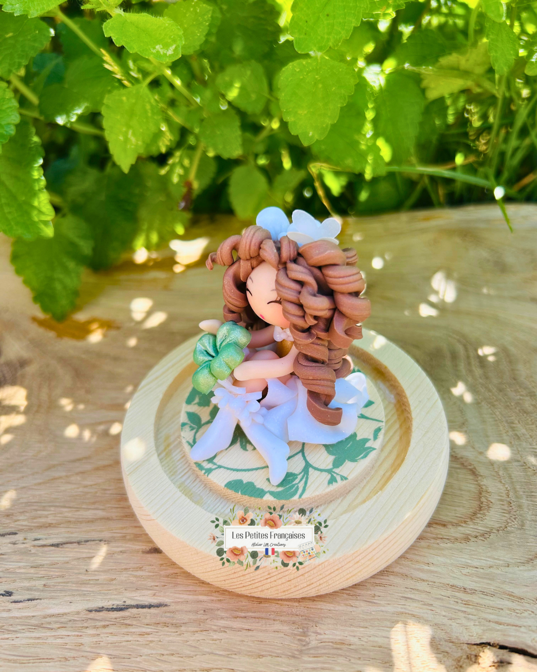 Virginie - Trèfle Porte-Bonheur - Sculpture d'Art Unique