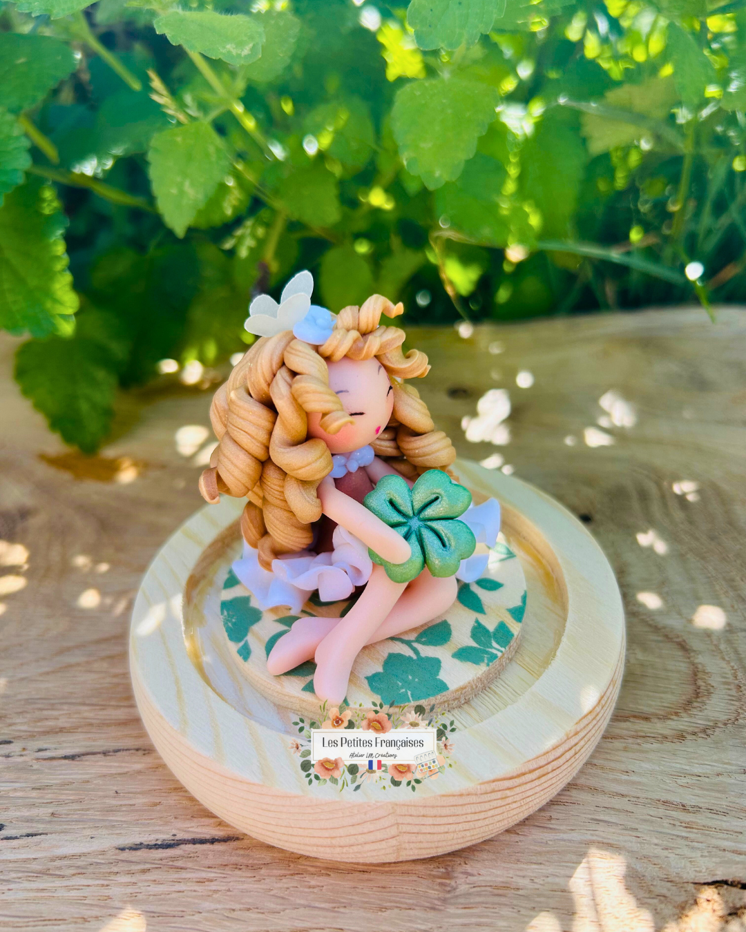 Flavie - Trèfle Porte-Bonheur - Sculpture d'Art Unique