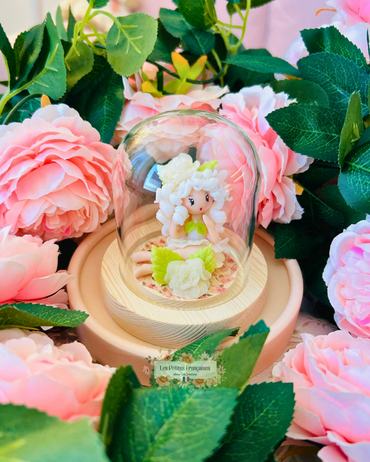 Célestine - Sculpture d'Art Unique Parfumé - Sous Cloche