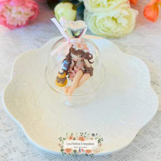 Constance - Sculpture d'Art Unique Parfumé - Sous Cloche