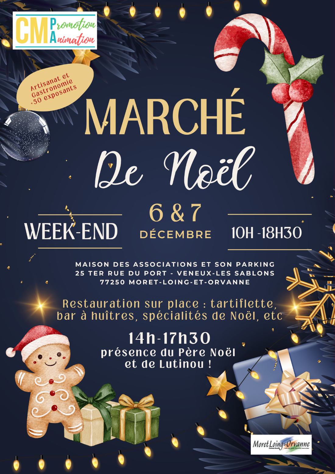 Les Petites Françaises au Marché de Noël de Veneux-les-Sablons