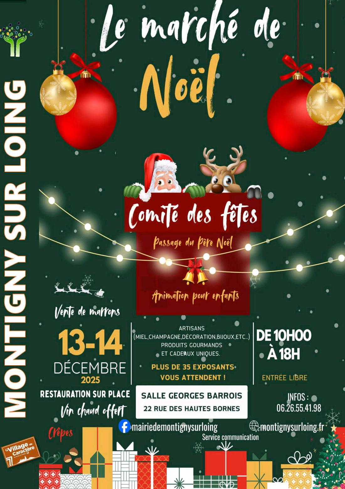 Les Petites Françaises au Marché de Noël 2025 de Montigny-sur-Loing