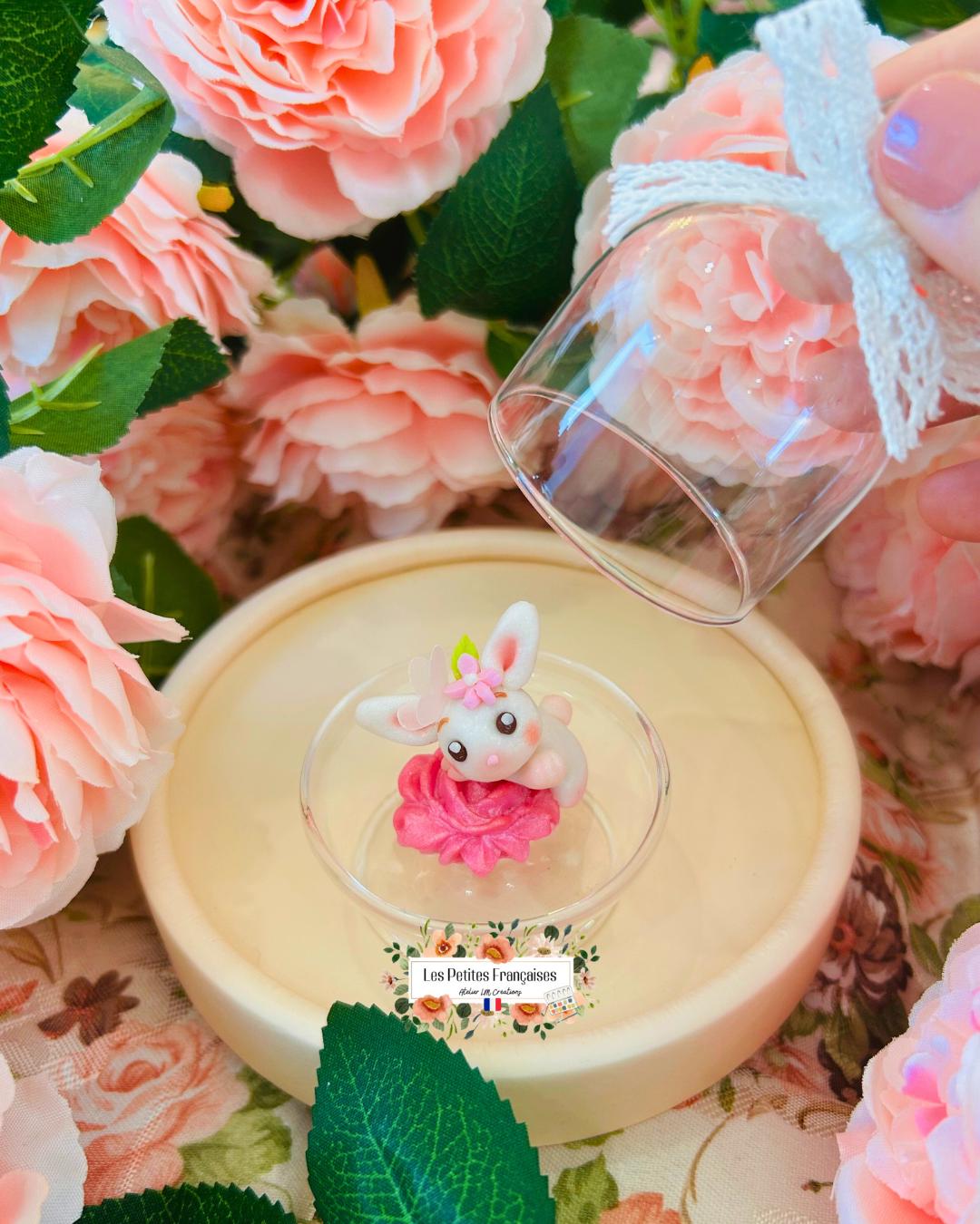 Églantine - Sculpture d'Art Unique - Sous Cloche