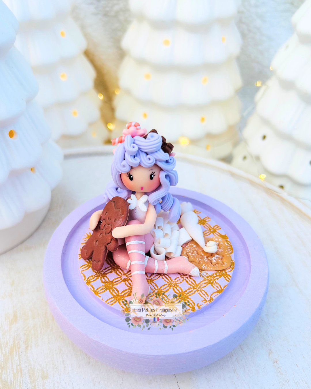 Élinorée - Lutine Pâtissière - Sculpture d'Art Unique