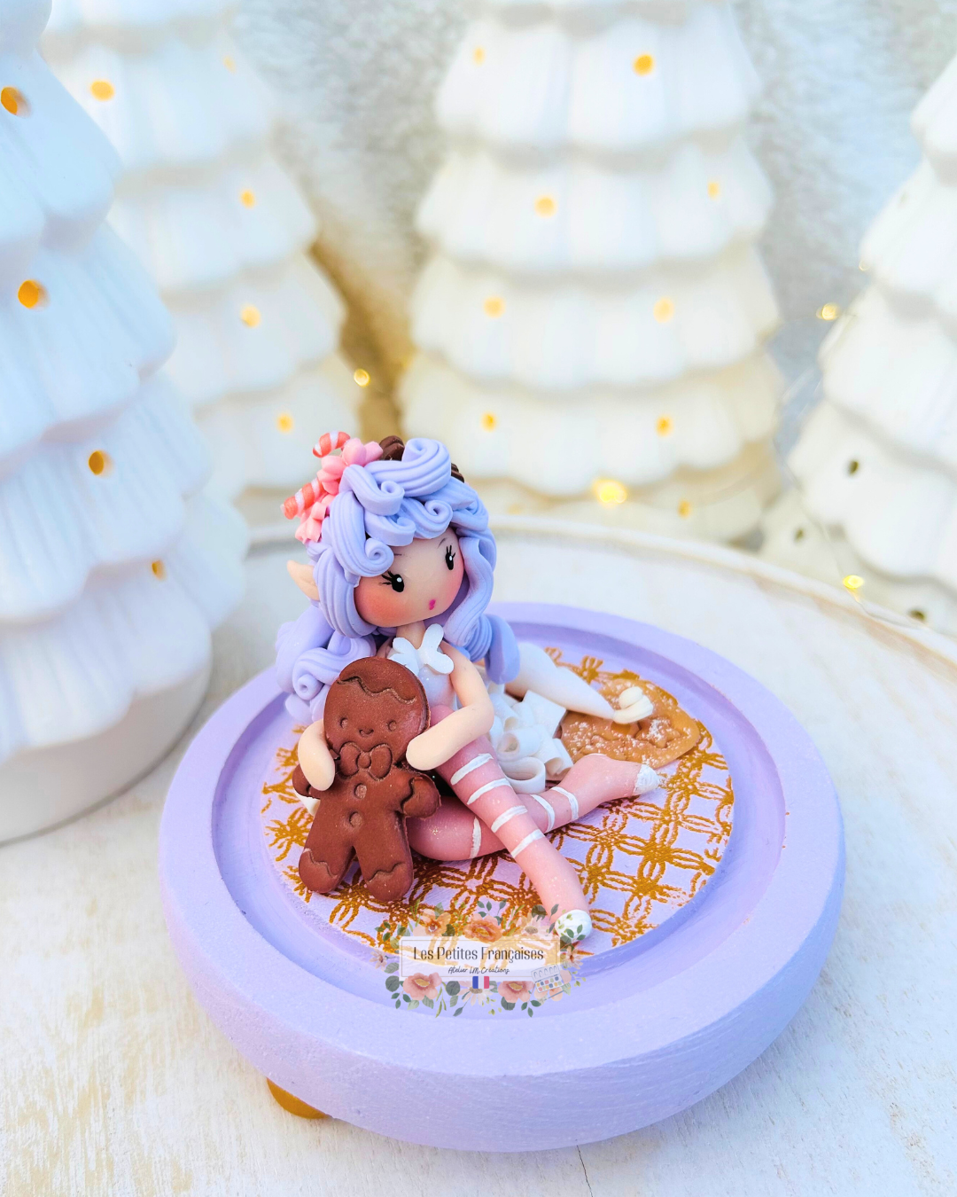 Élinorée - Lutine Pâtissière - Sculpture d'Art Unique