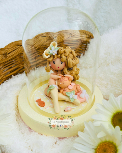 Jeanne - Poupée Chat - Sculpture d'Art Unique