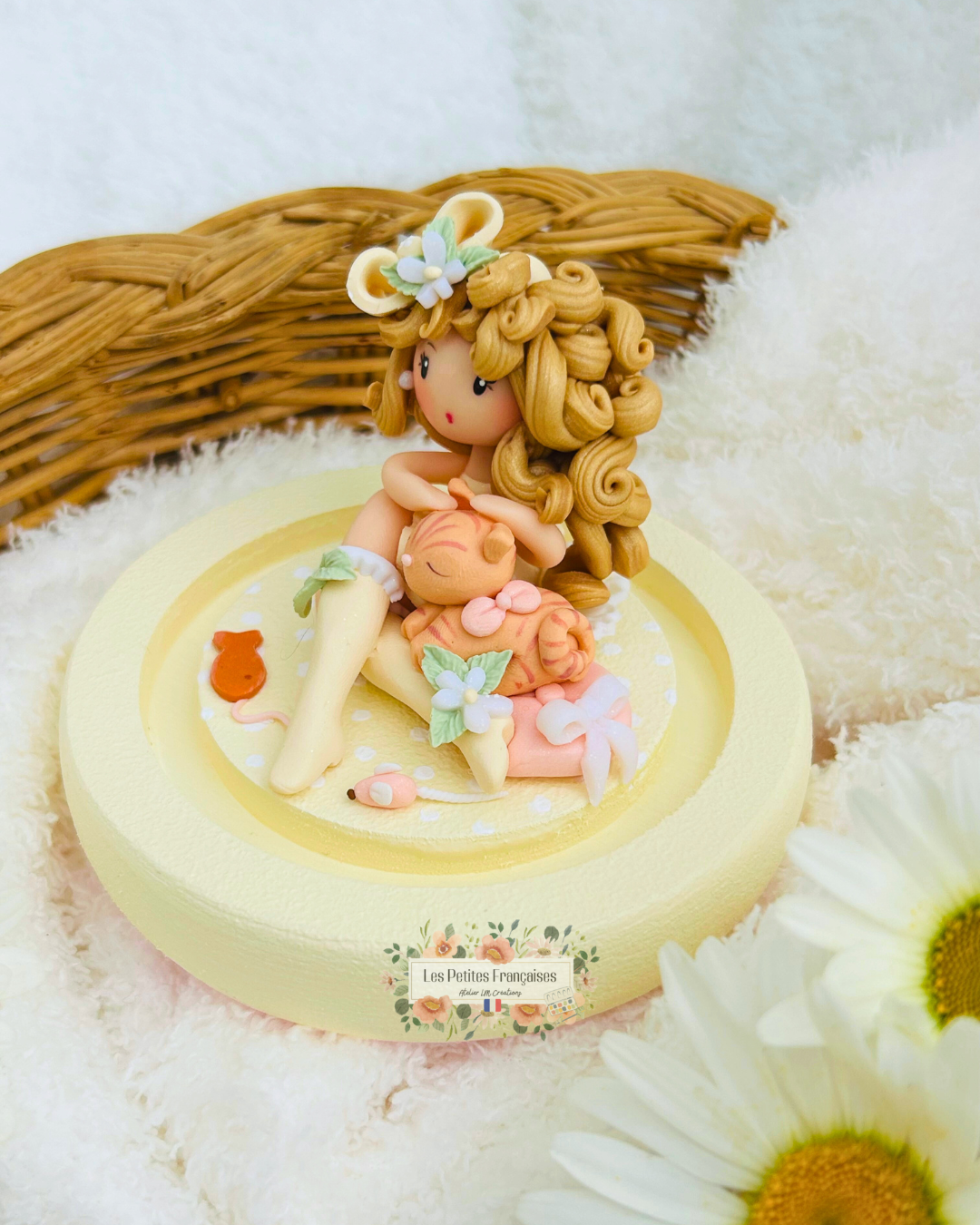 Jeanne - Poupée Chat - Sculpture d'Art Unique