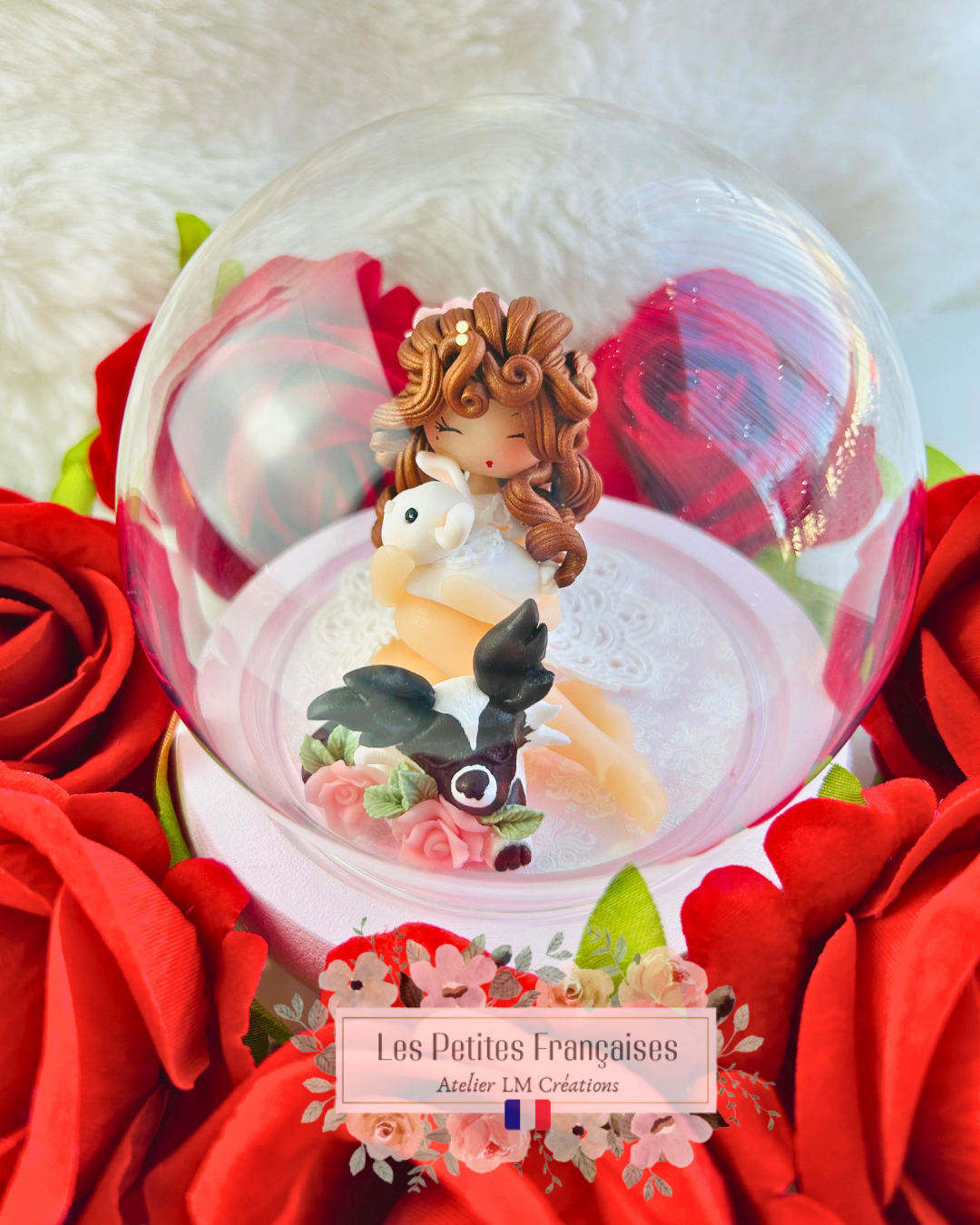 Flora - Poupée Bohème - Sculpture d'Art Unique