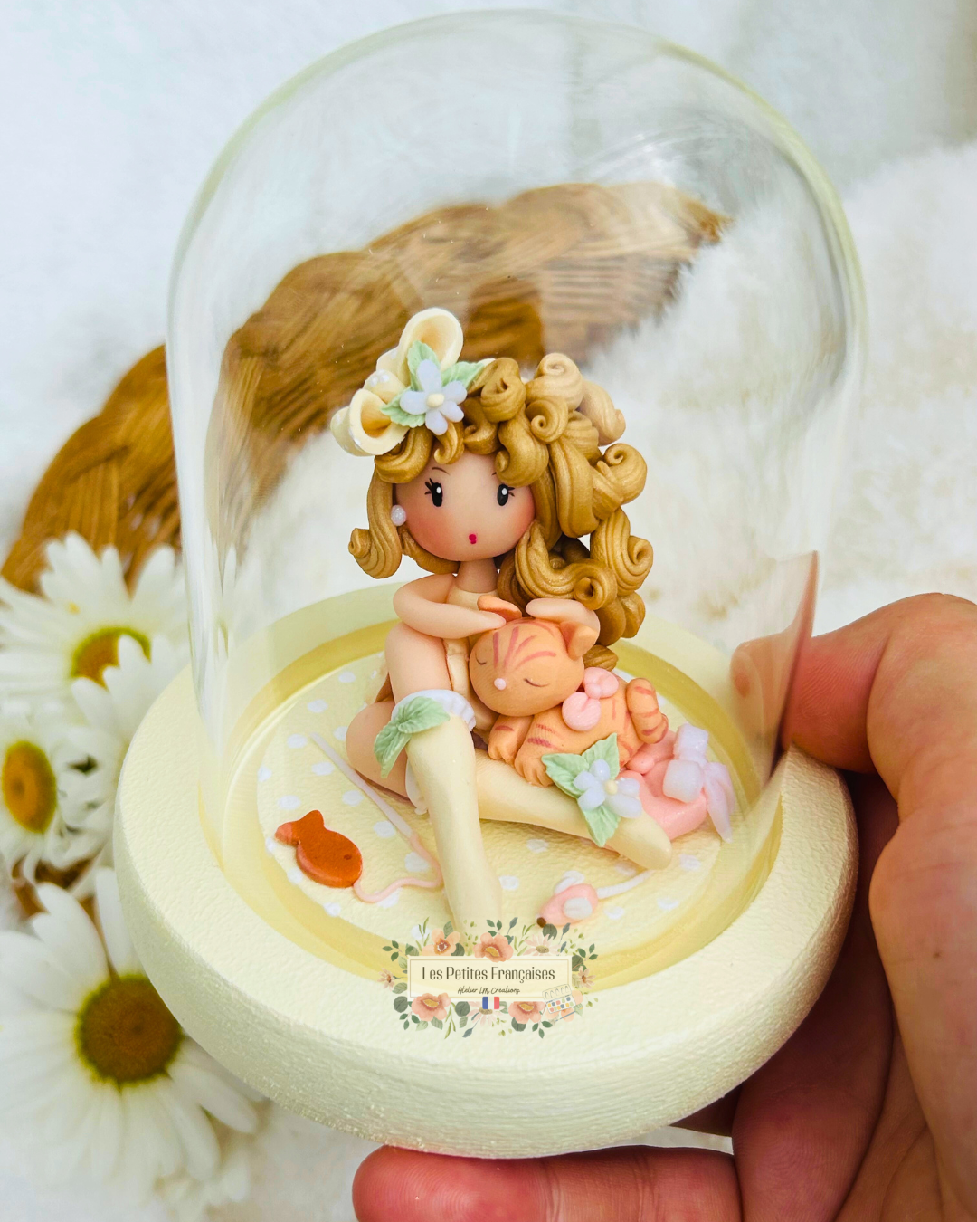 Jeanne - Poupée Chat - Sculpture d'Art Unique