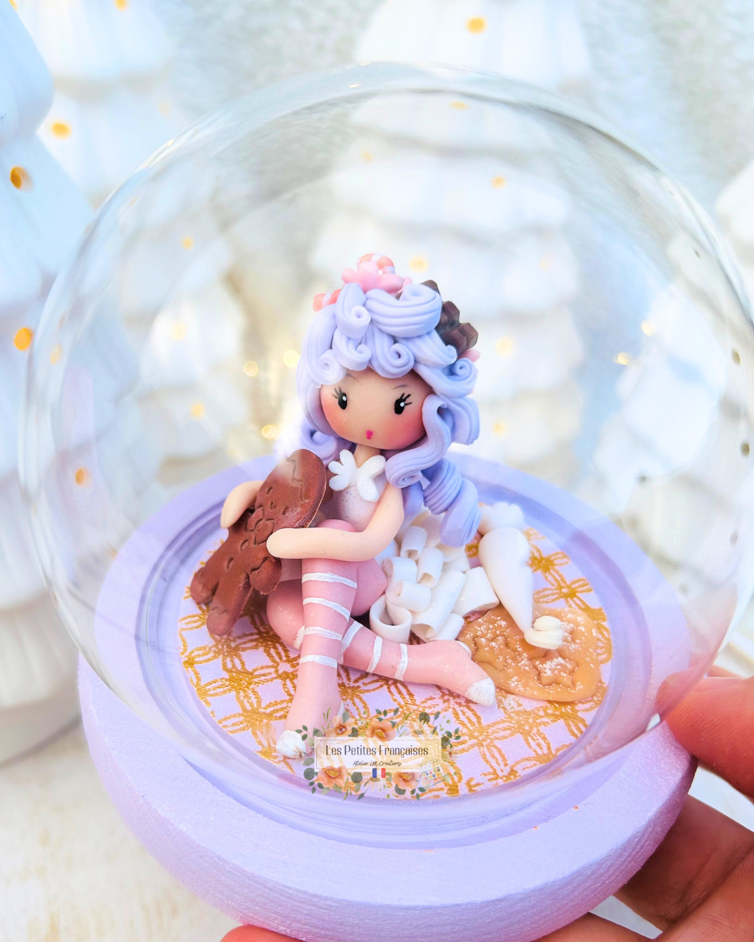 Élinorée - Lutine Pâtissière - Sculpture d'Art Unique