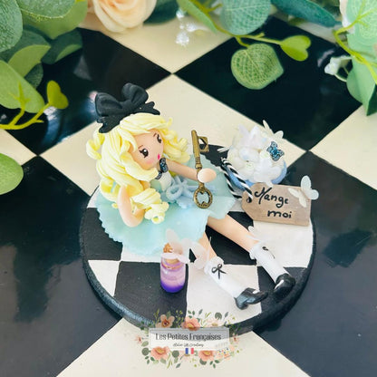 Alice - Alice au Pays des Merveilles - Sculpture d'Art Unique