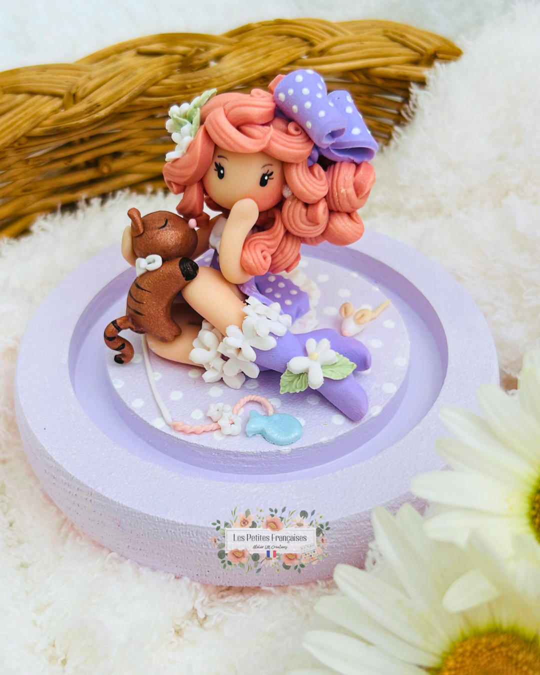 Nadège - Poupée Chat - Sculpture d'Art Unique