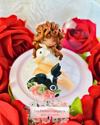 Flora - Poupée Bohème - Sculpture d'Art Unique