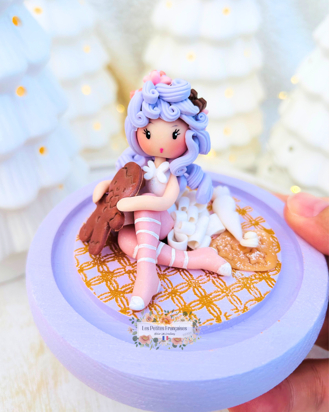 Élinorée - Lutine Pâtissière - Sculpture d'Art Unique