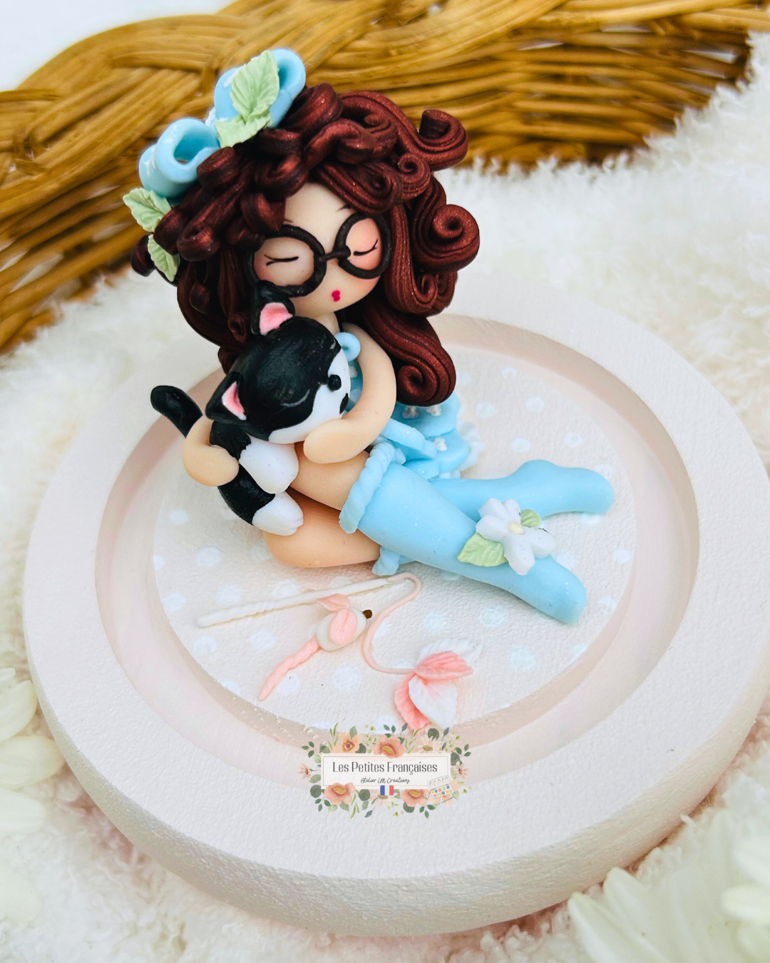 Charline - Poupée Chat - Sculpture d'Art Unique