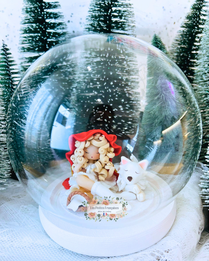 Le Petit Chaperon Rouge - Sculpture d'Art Unique