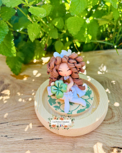 Virginie - Trèfle Porte-Bonheur - Sculpture d'Art Unique