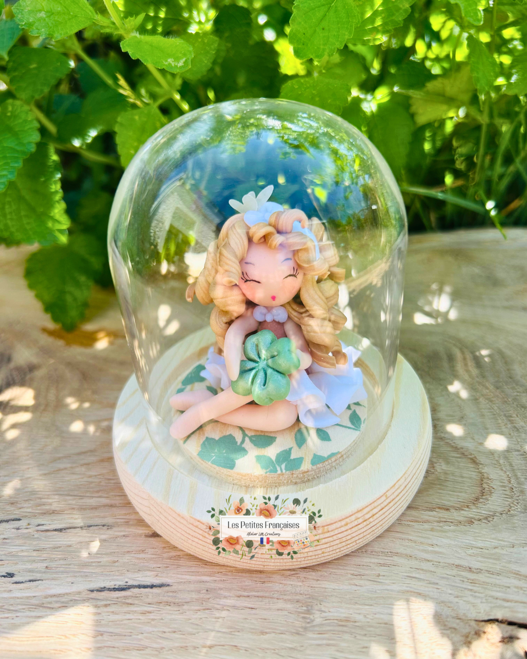 Flavie - Trèfle Porte-Bonheur - Sculpture d'Art Unique