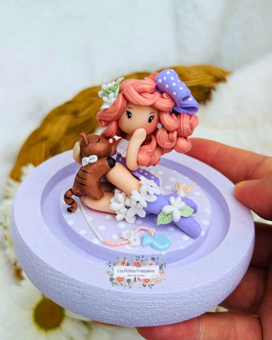 Nadège - Poupée Chat - Sculpture d'Art Unique