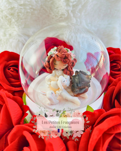 Tiphanie - Poupée Bohème - Sculpture d'Art Unique