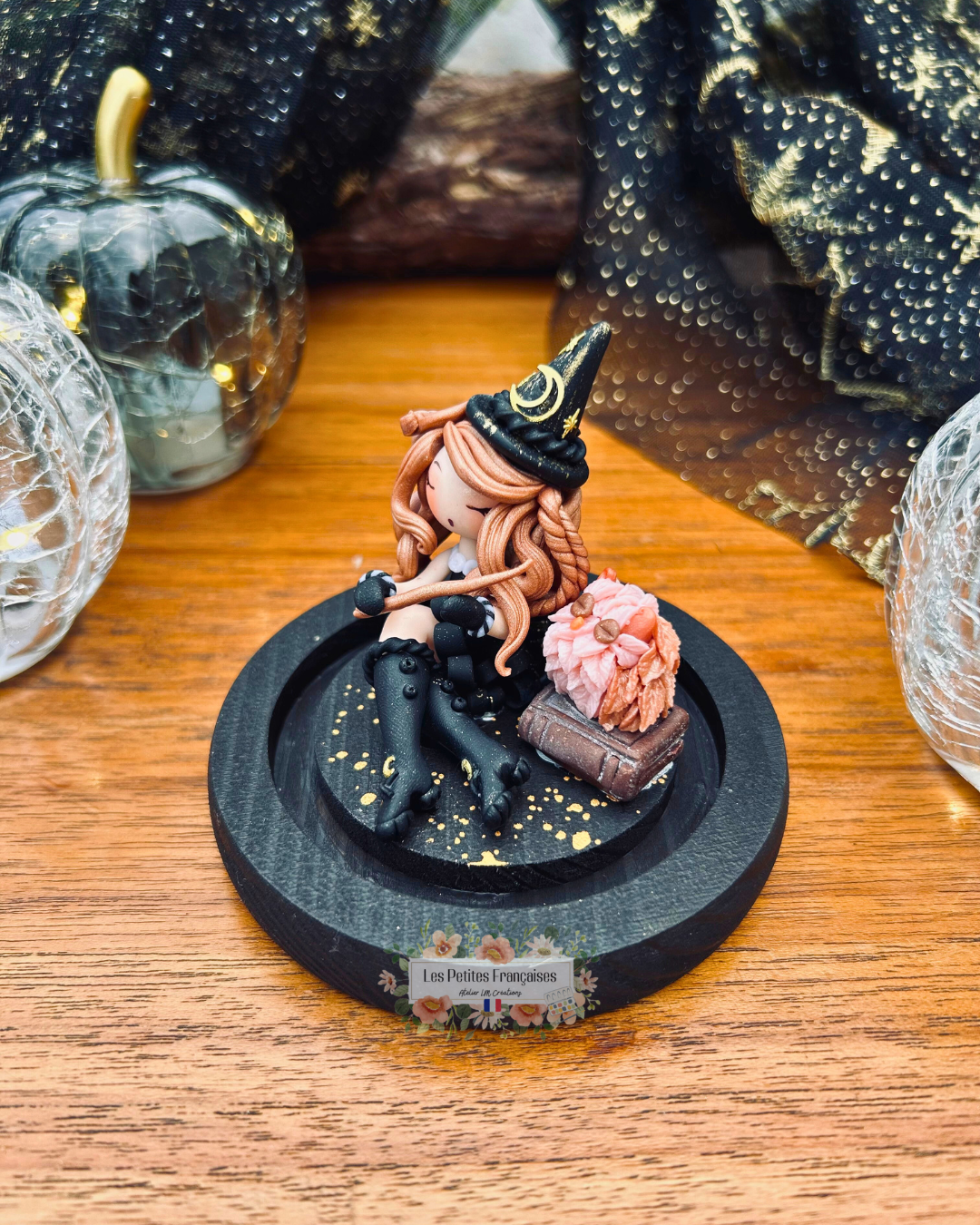 Morgane - Poupée Magicienne - Sculpture d'Art Unique