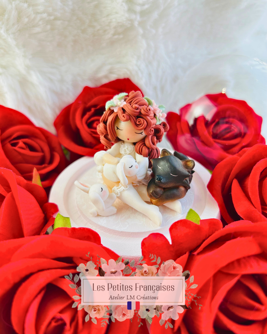 Tiphanie - Poupée Bohème - Sculpture d'Art Unique