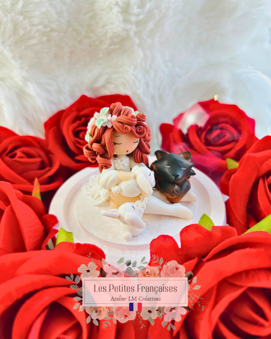 Tiphanie - Poupée Bohème - Sculpture d'Art Unique