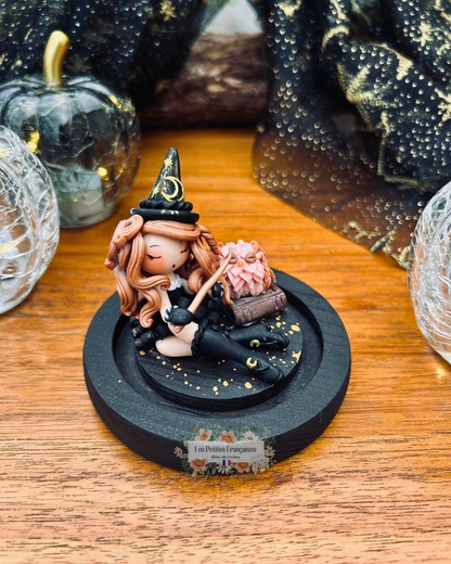 Morgane - Poupée Magicienne - Sculpture d'Art Unique