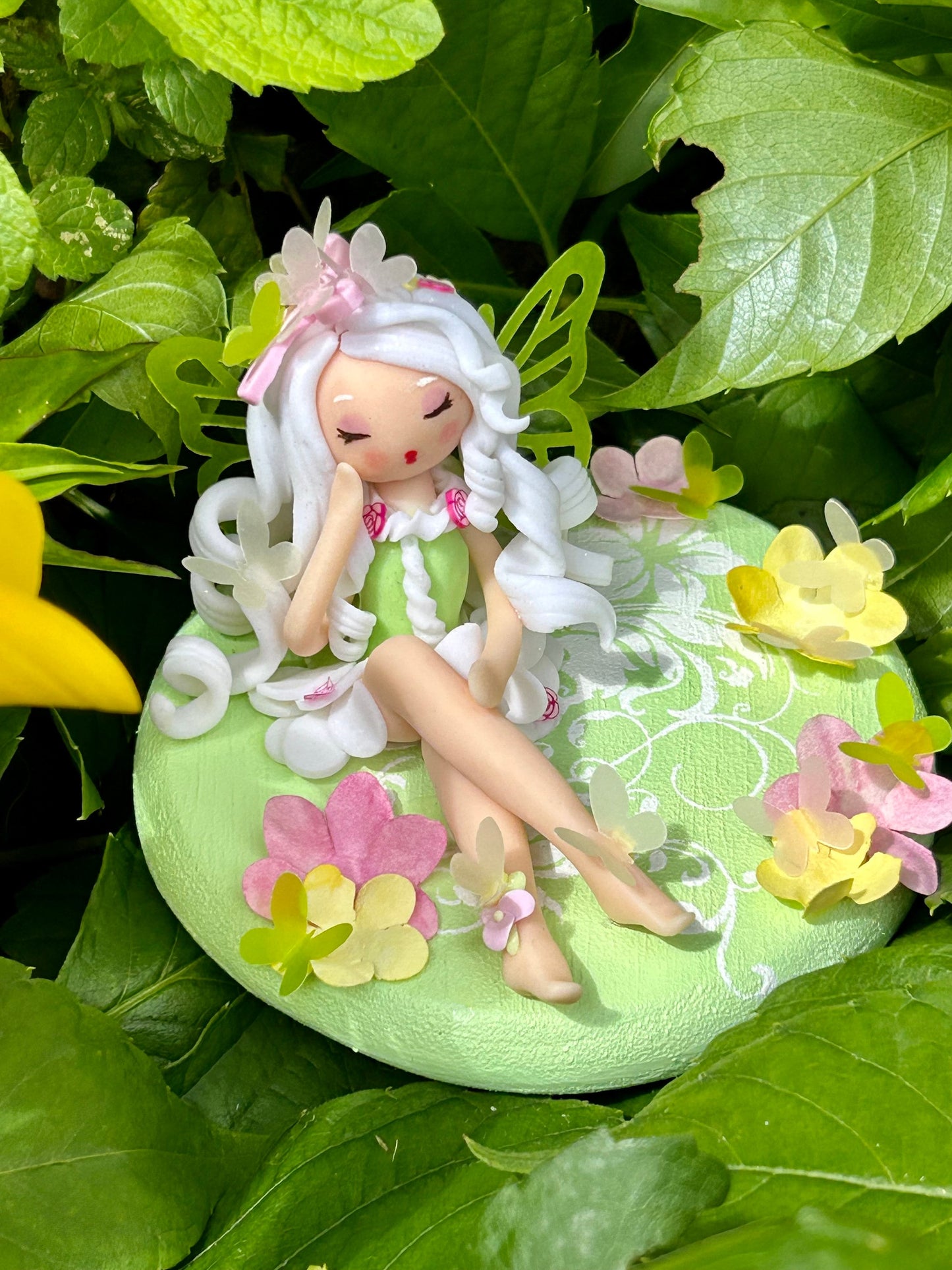 Floriana -Fée du Printemps - Sculpture d'Art Unique