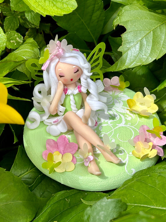 Floriana -Fée du Printemps - Sculpture d'Art Unique