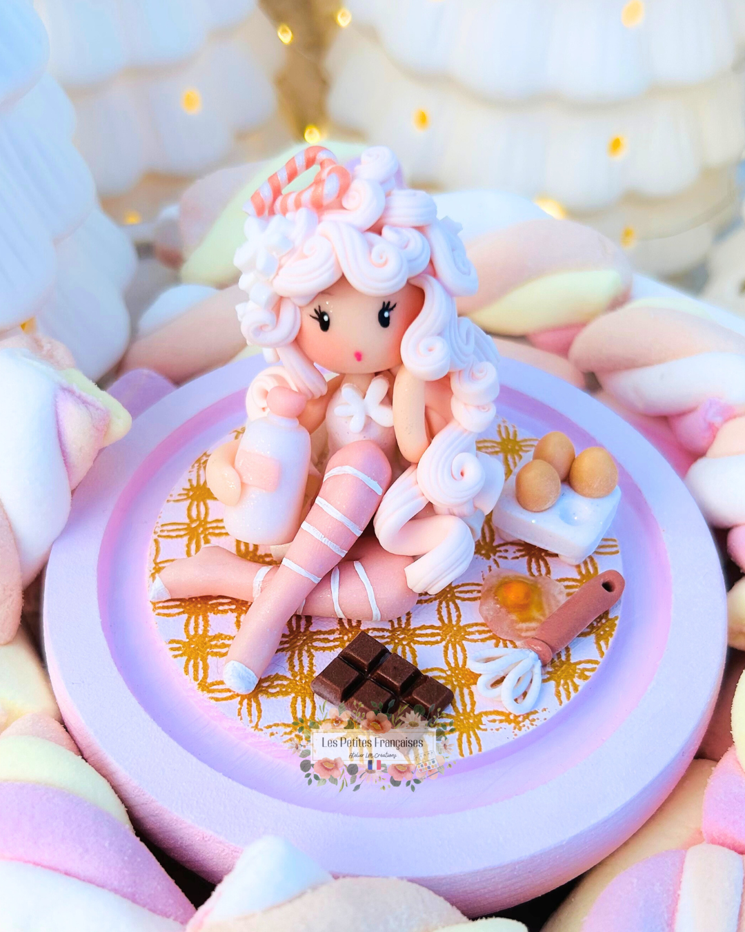 Dana - Lutine Pâtissière - Sculpture d'Art Unique