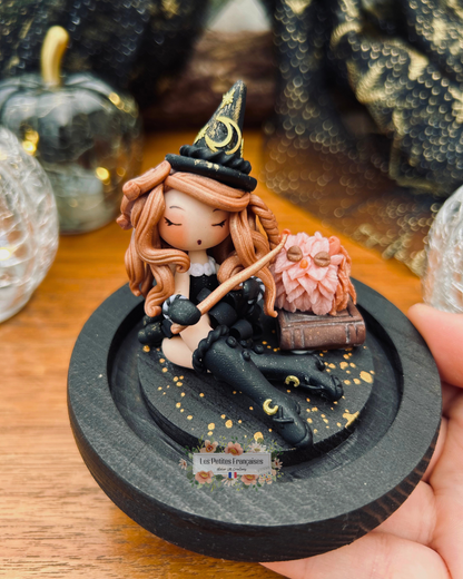 Morgane - Poupée Magicienne - Sculpture d'Art Unique