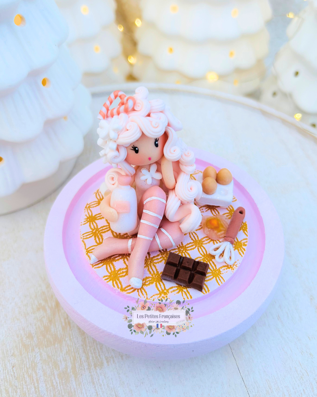 Dana - Lutine Pâtissière - Sculpture d'Art Unique