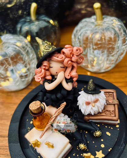 Séraphine - Poupée Magicienne - Sculpture d'Art Unique