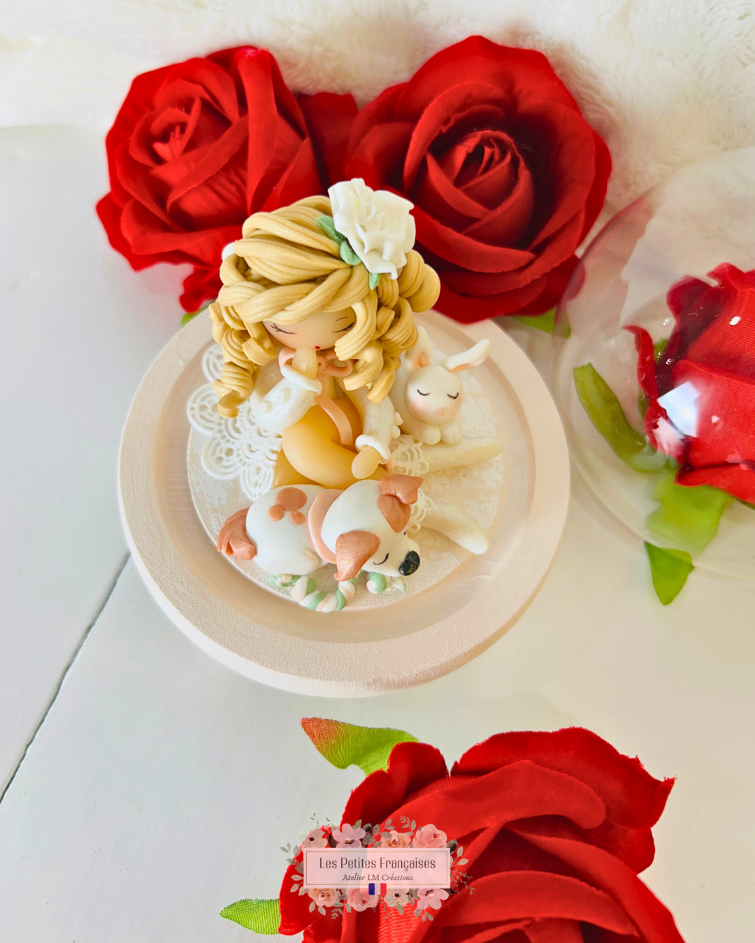 Caroline - Poupée Bohème - Sculpture d'Art Unique