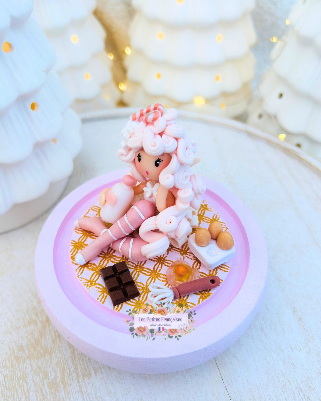 Dana - Lutine Pâtissière - Sculpture d'Art Unique