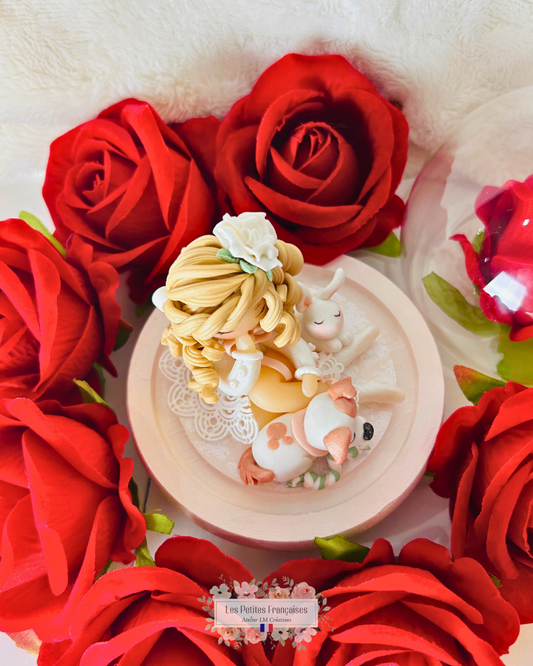 Caroline - Poupée Bohème - Sculpture d'Art Unique