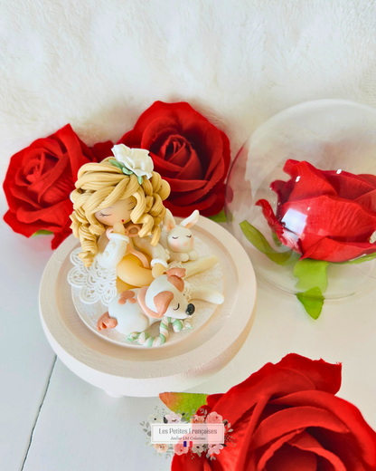 Caroline - Poupée Bohème - Sculpture d'Art Unique