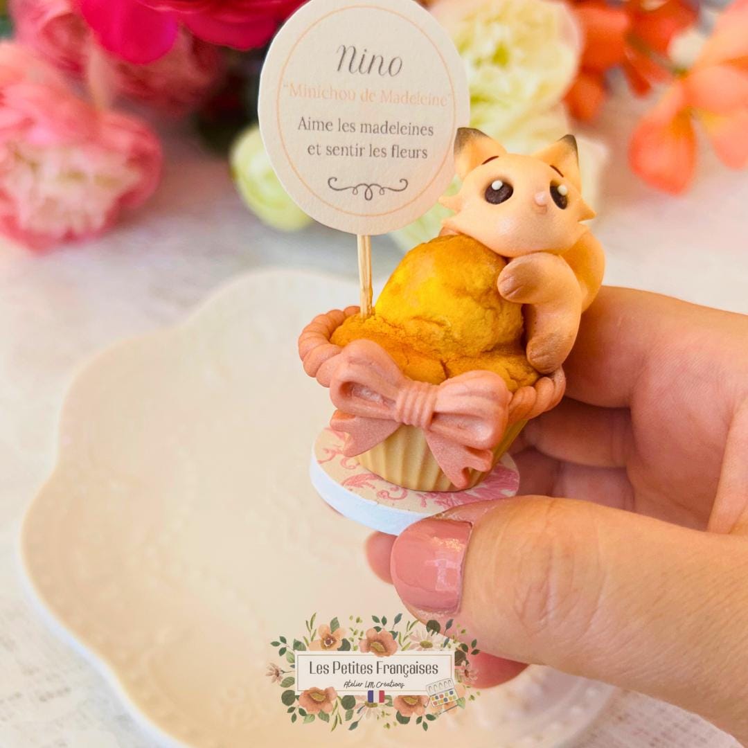 Nino - Petit Renard Roux - Sculpture d'Art Unique