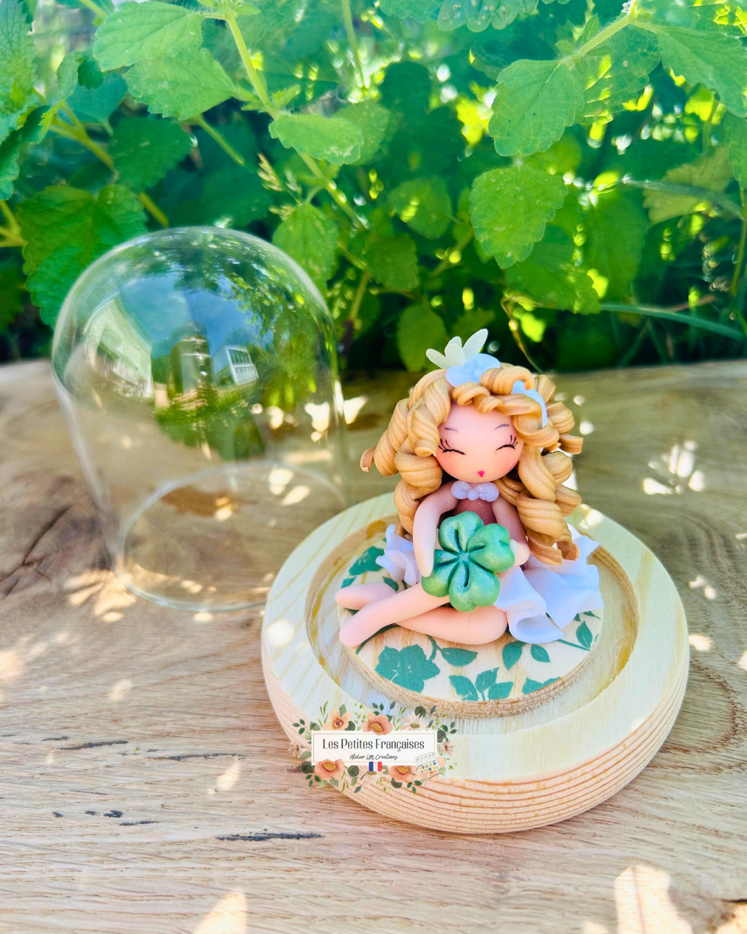 Flavie - Trèfle Porte-Bonheur - Sculpture d'Art Unique