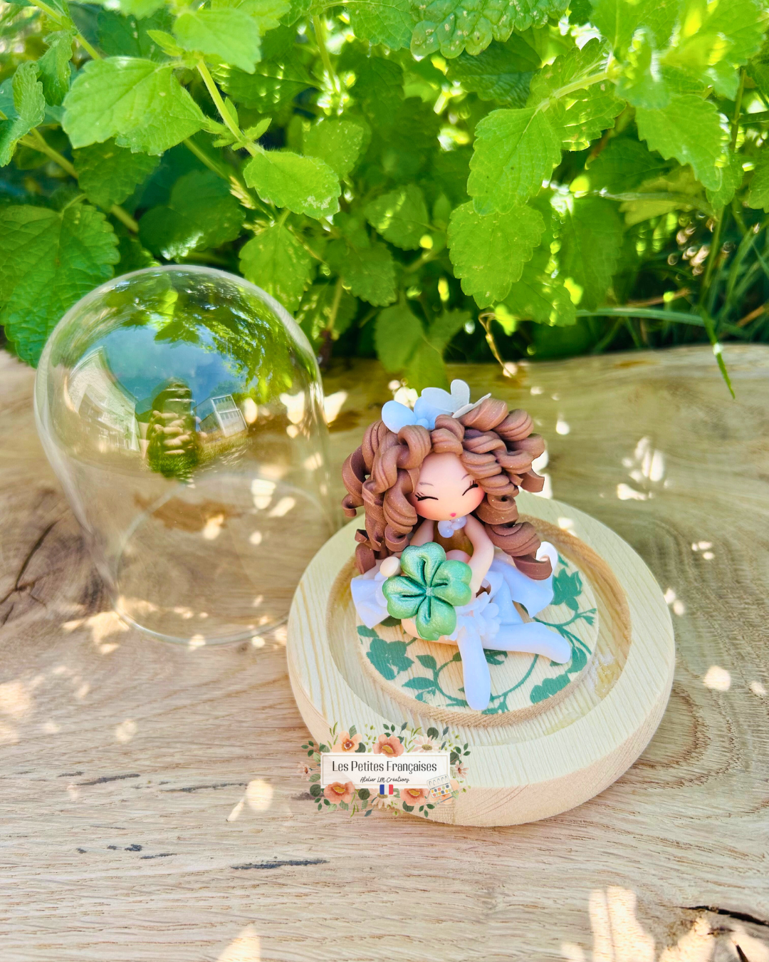 Virginie - Trèfle Porte-Bonheur - Sculpture d'Art Unique