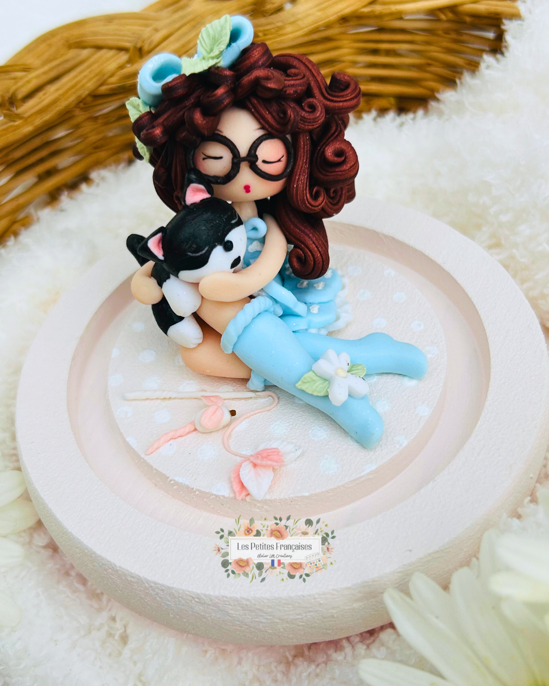 Charline - Poupée Chat - Sculpture d'Art Unique