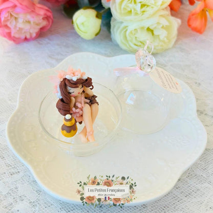 Constance - Sculpture d'Art Unique Parfumé - Sous Cloche