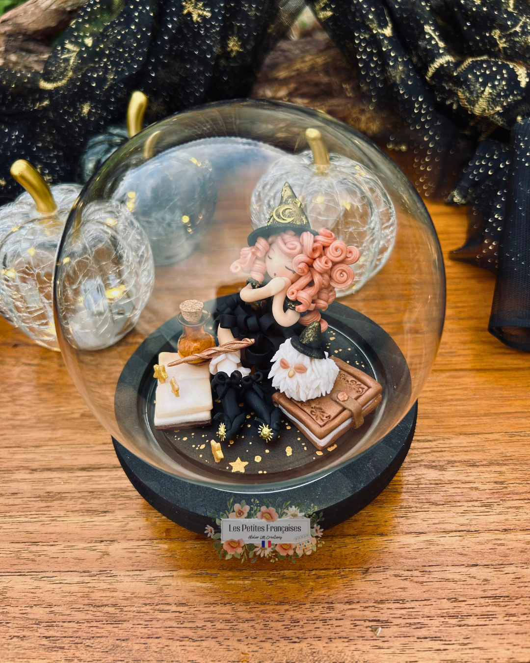 Séraphine - Poupée Magicienne - Sculpture d'Art Unique