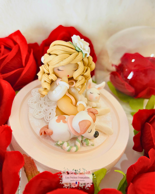 Caroline - Poupée Bohème - Sculpture d'Art Unique